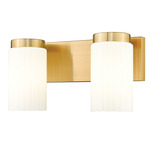Burk Bathroom Vanity Light - Luxe Gold / Matte Opal