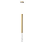 Axis Pendant - Gilded Brass / Clear