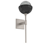 Cabochon Belvedere Wall Sconce - Beige Silver / Smoke