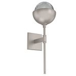 Cabochon Belvedere Wall Sconce - Beige Silver / Smoke
