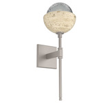 Cabochon Belvedere Wall Sconce - Beige Silver / Smoke