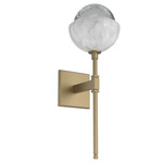 Cabochon Belvedere Wall Sconce - Gilded Brass / Smoke
