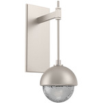Cabochon Tempo Wall Sconce - Beige Silver / Smoke
