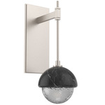 Cabochon Tempo Wall Sconce - Beige Silver / Smoke