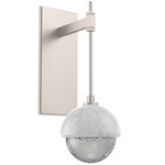 Cabochon Tempo Wall Sconce - Beige Silver / Smoke