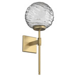 Gaia Belvedere Wall Sconce - Gilded Brass / Clear