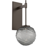 Gaia Tempo Wall Sconce - Flat Bronze / Smoke