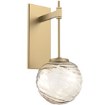 Gaia Tempo Wall Sconce - Gilded Brass / Amber