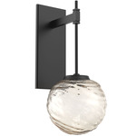 Gaia Tempo Wall Sconce - Matte Black / Amber