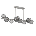 Gaia Twisted Branch Chandelier - Beige Silver / Smoke