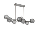 Gaia Twisted Branch Chandelier - Beige Silver / Smoke