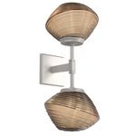 Mesa Double Wall Sconce - Beige Silver / Mesa Bronze