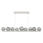 Mesa Linear Chandelier - Beige Silver / Mesa Smoke