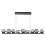 Mesa Linear Chandelier - Matte Black / Mesa Smoke