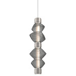 Mesa Mandrel Pendant - Beige Silver / Mesa Smoke