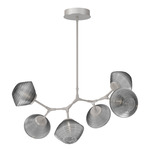 Mesa Modern Branch Chandelier - Beige Silver / Mesa Smoke