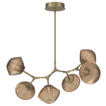 Mesa Modern Branch Chandelier - Gilded Brass / Mesa Bronze