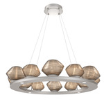 Mesa Ring Chandelier - Beige Silver / Mesa Bronze