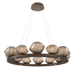 Mesa Ring Chandelier - Flat Bronze / Mesa Bronze