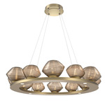 Mesa Ring Chandelier - Gilded Brass / Mesa Bronze