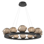 Mesa Ring Chandelier - Matte Black / Mesa Bronze