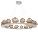Mesa Ring Chandelier - Beige Silver / Mesa Bronze