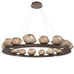 Mesa Ring Chandelier - Flat Bronze / Mesa Bronze