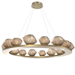 Mesa Ring Chandelier - Gilded Brass / Mesa Bronze