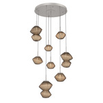 Mesa Round Multi Light Pendant - Beige Silver / Mesa Bronze