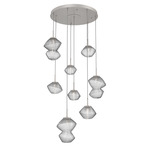 Mesa Round Multi Light Pendant - Beige Silver / Mesa Clear