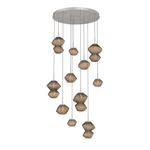 Mesa Round Multi Light Pendant - Beige Silver / Mesa Bronze