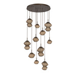 Mesa Round Multi Light Pendant - Flat Bronze / Mesa Bronze