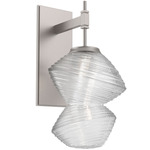 Mesa Wall Sconce - Beige Silver / Mesa Clear