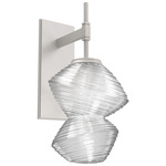 Mesa Wall Sconce - Beige Silver / Mesa Clear