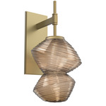 Mesa Wall Sconce - Gilded Brass / Mesa Bronze
