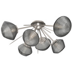 Mesa Starburst Ceiling Light - Beige Silver / Mesa Smoke