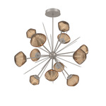 Mesa Starburst Chandelier - Beige Silver / Mesa Bronze