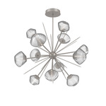 Mesa Starburst Chandelier - Beige Silver / Mesa Clear