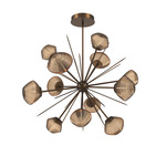 Mesa Starburst Chandelier - Flat Bronze / Mesa Bronze