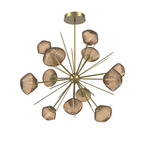 Mesa Starburst Chandelier - Gilded Brass / Mesa Bronze