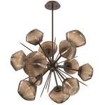 Mesa Starburst Chandelier - Flat Bronze / Mesa Bronze