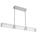 Tabulo Linear Chandelier - Beige Silver / Tabulo Tidal