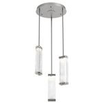 Tabulo Round Multi Light Pendant - Beige Silver / Tabulo Linea
