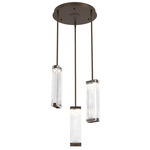 Tabulo Round Multi Light Pendant - Flat Bronze / Tabulo Linea
