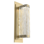 Tabulo Wall Sconce - Gilded Brass / Tabulo Tidal