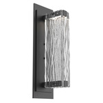 Tabulo Wall Sconce - Matte Black / Tabulo Tidal