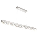 Tessera Linear Chandelier - Beige Silver / Tessera Tetro
