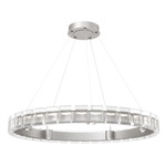 Tessera Ring Chandelier - Beige Silver / Tessera Pave