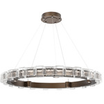 Tessera Ring Chandelier - Flat Bronze / Tessera Tetro