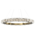 Tessera Ring Chandelier - Gilded Brass / Tessera Tetro